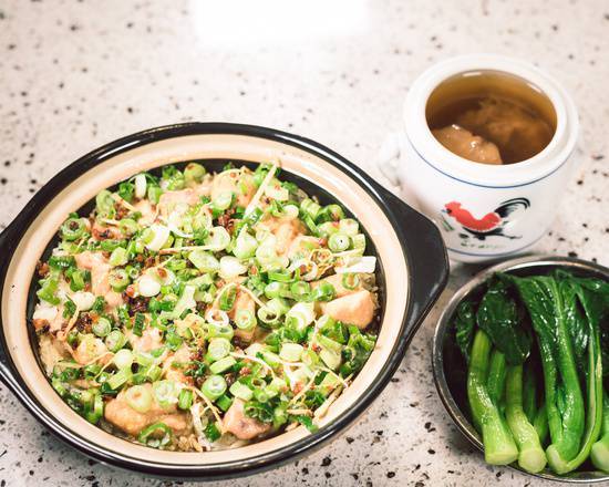 Octopus and Chicken on Rice 章鱼滑鸡饭